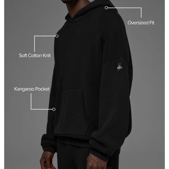 Brand new Alo- scholar hooded sweater - Picture 2 of 3